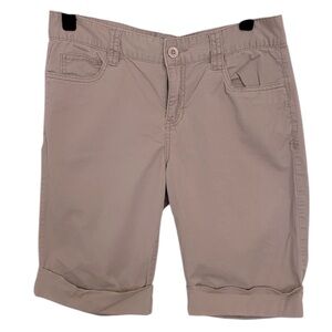 Calvin Klein Shorts Women’s 10 Tan Bermuda Length Utility